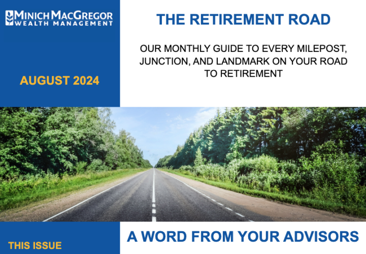 August The Retirement Road newsletter image join our newsletter