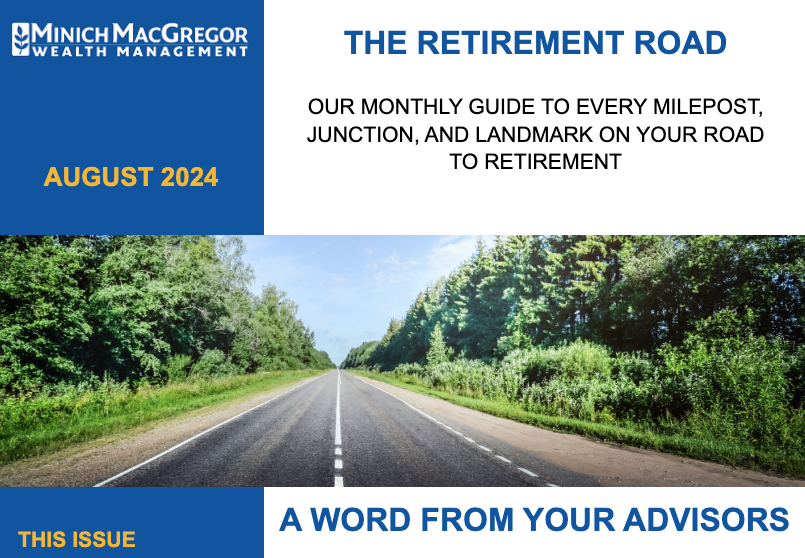 August The Retirement Road newsletter image join our newsletter